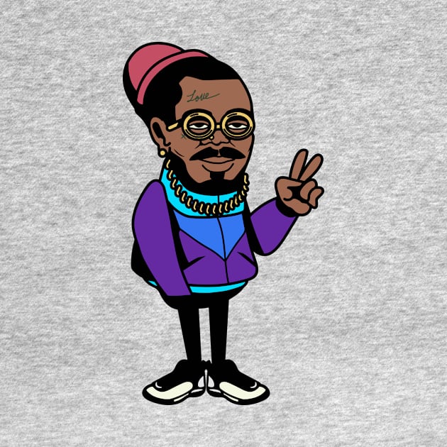 Cool Retro Hip Hop Cartoon Character by SLAG_Creative